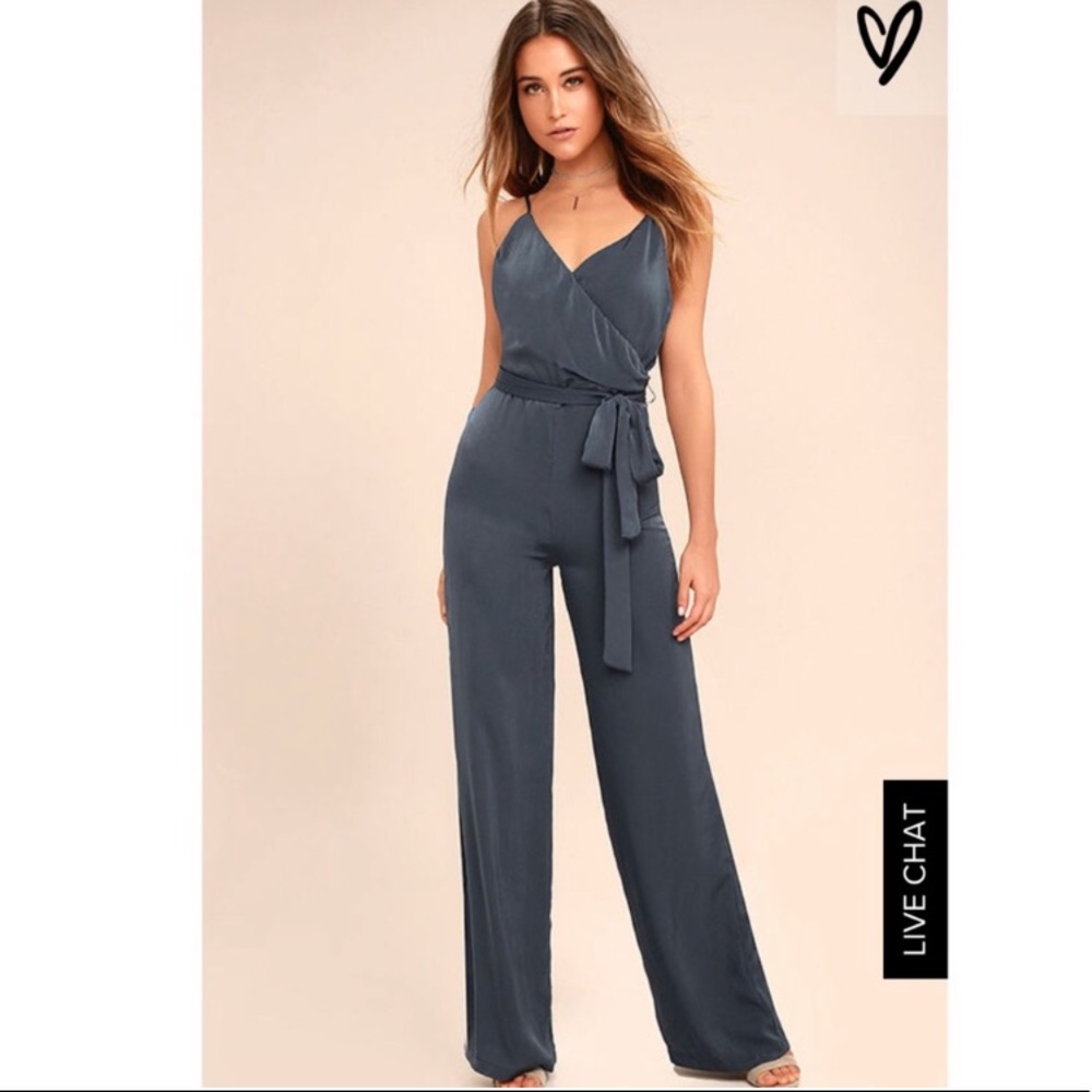 Lulus Satin Jumpsuit